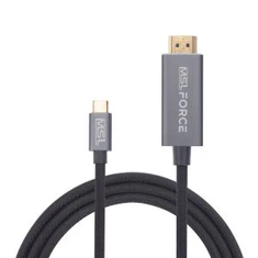 USB C HDMI-kaapeli Alumiiniseos 4K 60 Hz