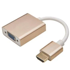 Wholesale1080P Mini HDMI uros VGA-HD Video Converter adapteri kaapeli Kiina väri (musta, valkoinen)